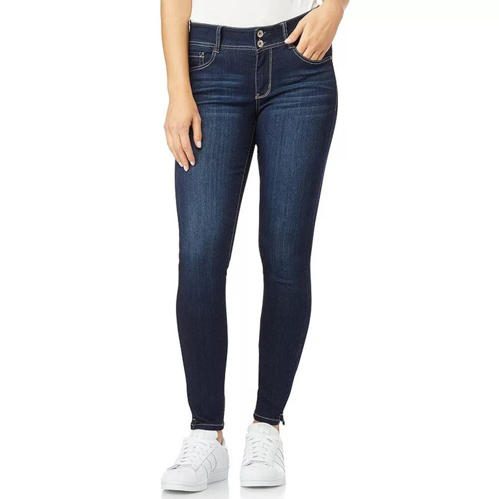 Wallflower Solid Ultra Skinny Jeans Women Size 5‎ DARK WASH GUC